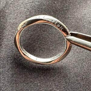 BUNDLE 4/$30 EBUC STERLING SILVER Size  9 1/2 “LOVE” all around ring